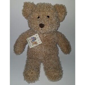 VTG Yangjee Tan Teddy Bear Plush Curly Fuzzy Brown